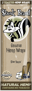 Skunk - Genuine Hemp Wraps (2 pack)