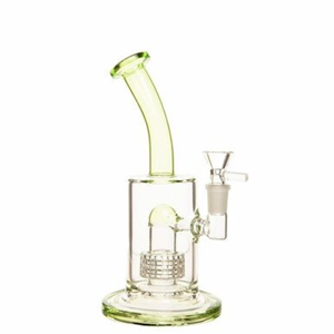 Unbranded - 10" Shower Dab Rig w/ Ring Percolator - Assorted Colours