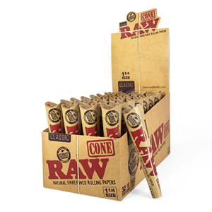 RAW - Classic 1 1/4 Cones (6 pack)