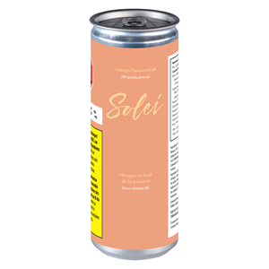 Solei - Mango Passionfruit CBD Sparkling Beverage - 355ml