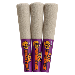 Skullcrusher 70's by RAD - Iced Raspberry - Quad Diamond Infused Pre-Roll - 3x0.45