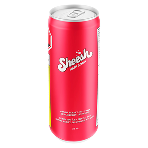 Sheesh Hash Sodas - Banjo Berry Live Rosin Strawberry Lemonade - 355ml