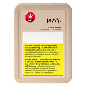 Divvy - Sour Kush Pre-Roll - 12x0.35g
