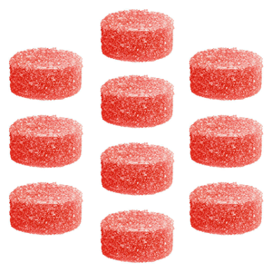 SHRED'ems - Red Apple Peach MAX10 Party Pack 100 THC Gummies - Indica - 10x1 Pack