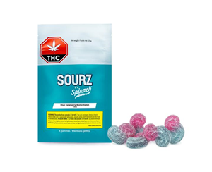 SOURZ by Spinach - Blue Raspberry Watermelon Indica - 5x5g