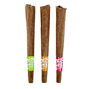 BOXHOT Fatties - Trifecta of Blunt Smoking Power Infused Blunt - 3x1g
