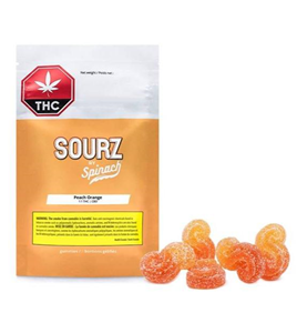 SOURZ by Spinach - Peach Orange 1:1 - 5x5g