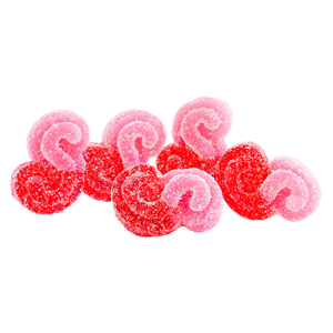 SOURZ by Spinach - Strawberry Watermelon 4:1 CBG THC Gummies - 5 Pack