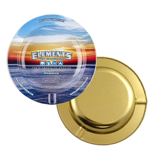 Elements - Blue Metal Ashtray